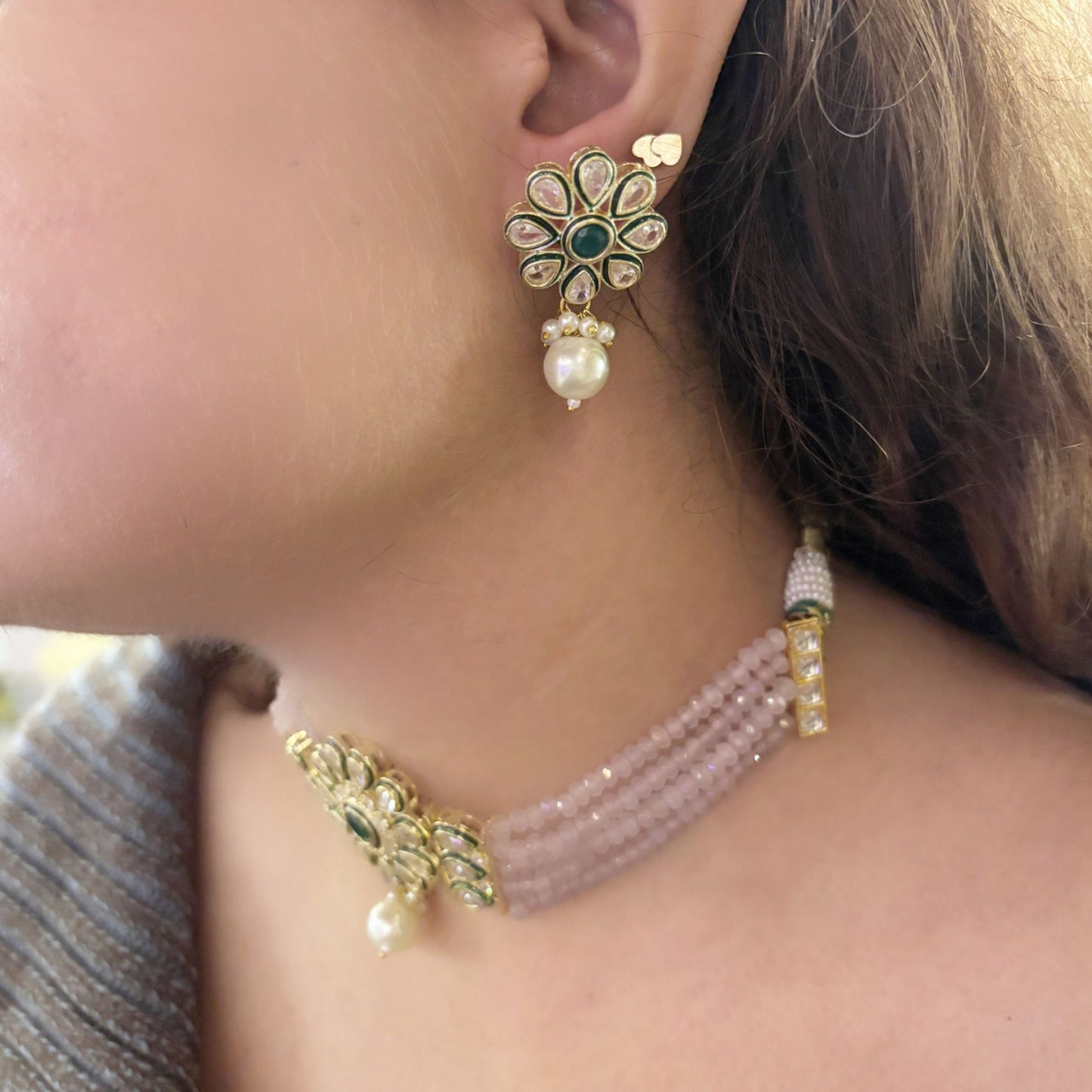 Meauiful’s Mystic Lotus Kundan Choker