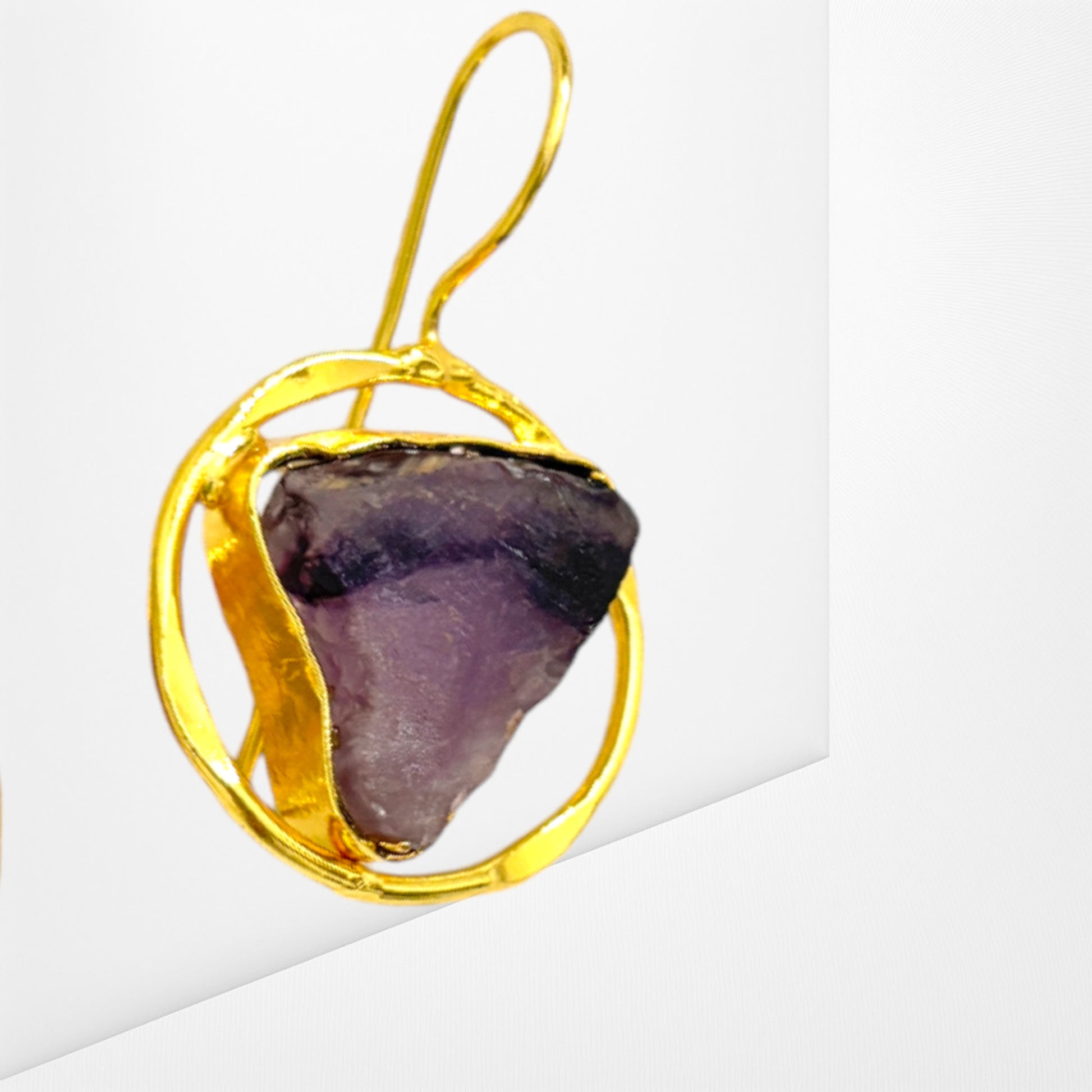Gold-Drop-Earrings-18Kt-Polished-Brass
