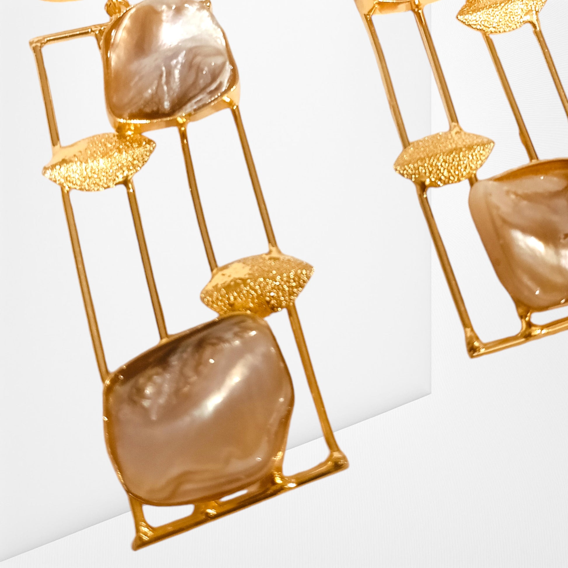 Large-Gold-Statement-Earrings-For-Fashion-Look-Girly