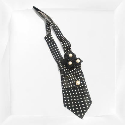 Meauiful’s Voguish Polka Dot Necktie Necklace