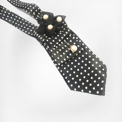 Meauiful’s Voguish Polka Dot Necktie Necklace