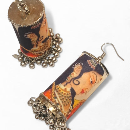 Meauiful’s Mughal Style Boho Silver Earrings