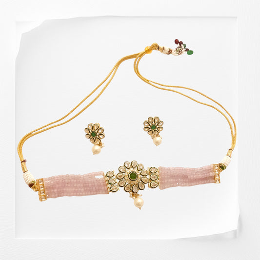 Meauiful’s Mystic Lotus Kundan Choker