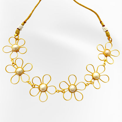 Meauiful’s Statement Floral Fantasy Necklace